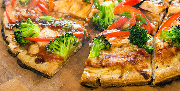 Teriyaki Chicken Pizza Recipe Image