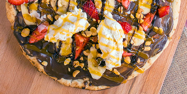 Ultimate Ice Cream Sundae Pizza Recipe Image