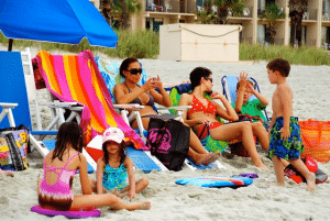 family_on_beach