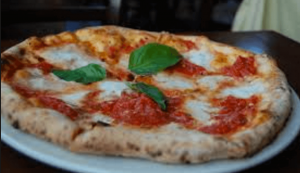 basil mozz pizza